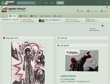 Tablet Screenshot of captain-lelouch.deviantart.com