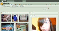 Desktop Screenshot of make-me-bad.deviantart.com