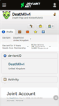 Mobile Screenshot of deathkiwi.deviantart.com