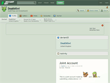 Tablet Screenshot of deathkiwi.deviantart.com