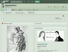 Tablet Screenshot of galaad-phantom.deviantart.com