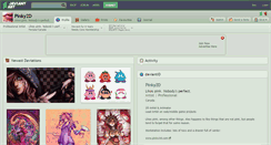 Desktop Screenshot of pinky2d.deviantart.com