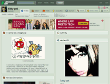 Tablet Screenshot of kitty-pet.deviantart.com