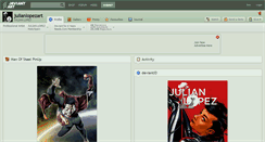 Desktop Screenshot of julianlopezart.deviantart.com