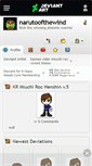 Mobile Screenshot of narutoofthewind.deviantart.com