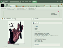 Tablet Screenshot of j-r0d.deviantart.com