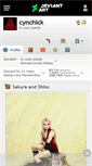 Mobile Screenshot of cynchick.deviantart.com