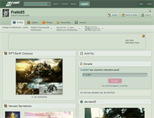 Tablet Screenshot of franz85.deviantart.com