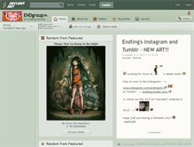 Tablet Screenshot of endgroup.deviantart.com