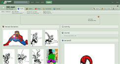 Desktop Screenshot of dbz-man.deviantart.com