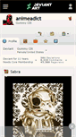 Mobile Screenshot of animeadict.deviantart.com