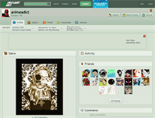 Tablet Screenshot of animeadict.deviantart.com