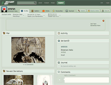 Tablet Screenshot of emrsn.deviantart.com