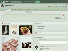 Tablet Screenshot of indigoshift13.deviantart.com