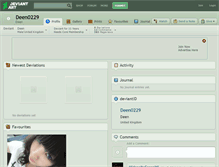 Tablet Screenshot of deen0229.deviantart.com