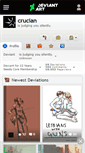 Mobile Screenshot of crucian.deviantart.com