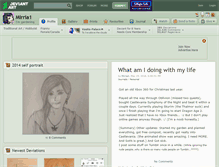 Tablet Screenshot of mirria1.deviantart.com