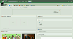 Desktop Screenshot of facky.deviantart.com