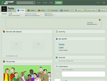 Tablet Screenshot of facky.deviantart.com
