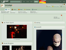 Tablet Screenshot of hemodope.deviantart.com