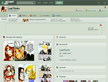 Tablet Screenshot of laaritonks.deviantart.com