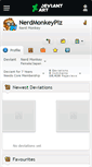 Mobile Screenshot of nerdmonkeyplz.deviantart.com