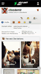 Mobile Screenshot of cllozdemir.deviantart.com
