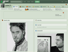 Tablet Screenshot of lucas-21.deviantart.com