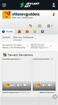 Mobile Screenshot of elitesexgoddess.deviantart.com