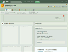 Tablet Screenshot of elitesexgoddess.deviantart.com