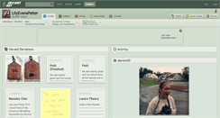 Desktop Screenshot of lilyevenspotter.deviantart.com