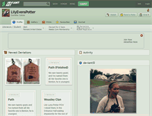 Tablet Screenshot of lilyevenspotter.deviantart.com