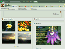 Tablet Screenshot of catmbcc.deviantart.com