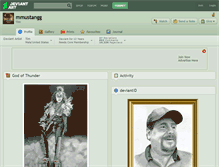 Tablet Screenshot of mmustangg.deviantart.com