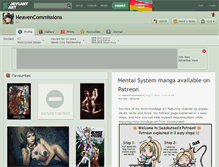 Tablet Screenshot of heavencommissions.deviantart.com