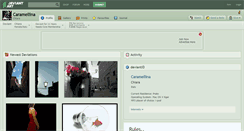 Desktop Screenshot of caramellina.deviantart.com