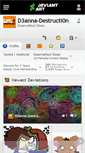 Mobile Screenshot of d3anna-destructi0n.deviantart.com