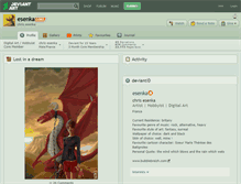 Tablet Screenshot of esenka.deviantart.com