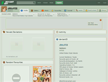 Tablet Screenshot of ditto958.deviantart.com