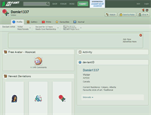 Tablet Screenshot of domie1337.deviantart.com