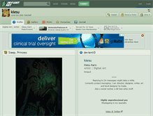 Tablet Screenshot of kiesu.deviantart.com