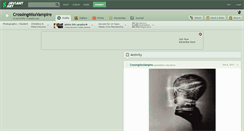 Desktop Screenshot of crossingmissvampire.deviantart.com