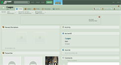 Desktop Screenshot of caagee.deviantart.com