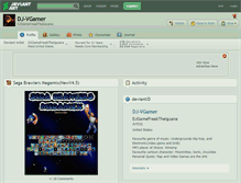 Tablet Screenshot of dj-vgamer.deviantart.com