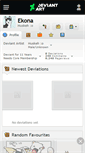 Mobile Screenshot of ekona.deviantart.com