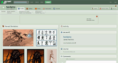 Desktop Screenshot of hawkprey.deviantart.com
