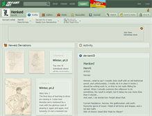 Tablet Screenshot of henked.deviantart.com