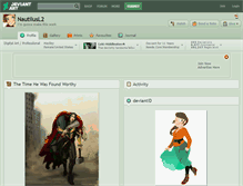 Tablet Screenshot of nautilusl2.deviantart.com