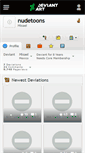 Mobile Screenshot of nudetoons.deviantart.com