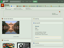 Tablet Screenshot of drocas.deviantart.com